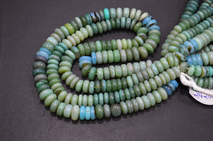 Multi Chalcedony Smooth Rondelle Shape Beads , Sold By Strand , 8.50 - 12 mm , 16" , 32641