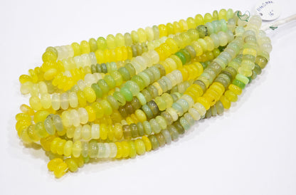 Multi Chalcedony Smooth Rondelle Shape Beads , Sold By Strand , 11 - 12 mm , 16" , 32642