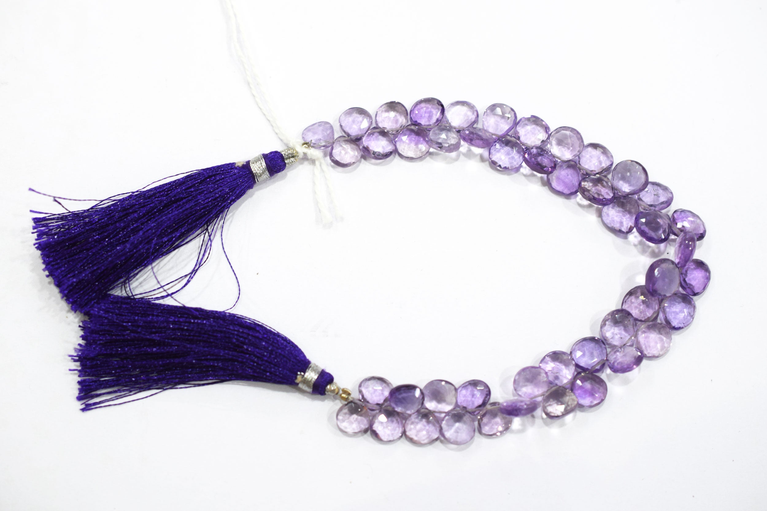 Natural Pink Amethyst Heart Shape Beads , Pink Amethyst Faceted Briolettes , 7 Inches , 7x7 mm to 8x10 mm , 32682 (Copy)