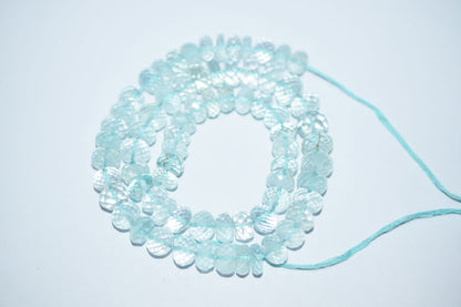 Natural Aquamarine Apatite rondelle Shape Beads , Aquamarine Apatite Faceted Beads , Sold By Strand , 8.00x9.50 mm , 15 Inches , 32692