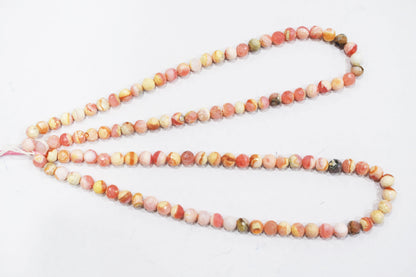 Natural pink opal rondelle shape beads , pink opal faceted beads, sold by strand ,7.50 - 8.50 mm , 16 inches , 32697