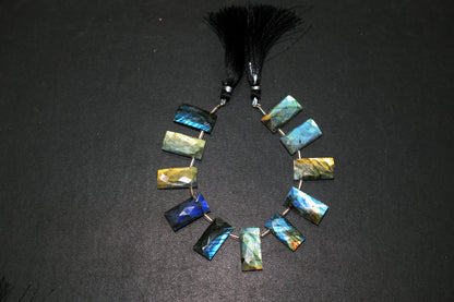Labradorite Faceted nuggets Shape Beads , 8-11 Pieces In A Strand , 10 to 20 mm , 32989