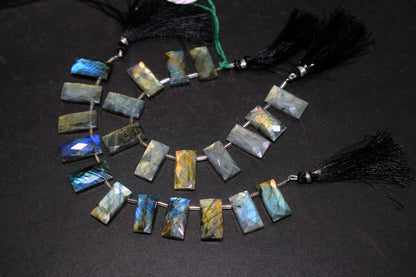 Labradorite Faceted nuggets Shape Beads , 8-11 Pieces In A Strand , 10 to 20 mm , 32989