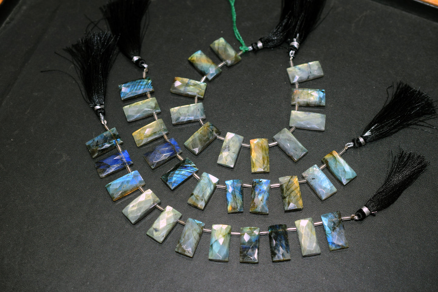 Labradorite Faceted nuggets Shape Beads , 8-11 Pieces In A Strand , 10 to 20 mm , 32989