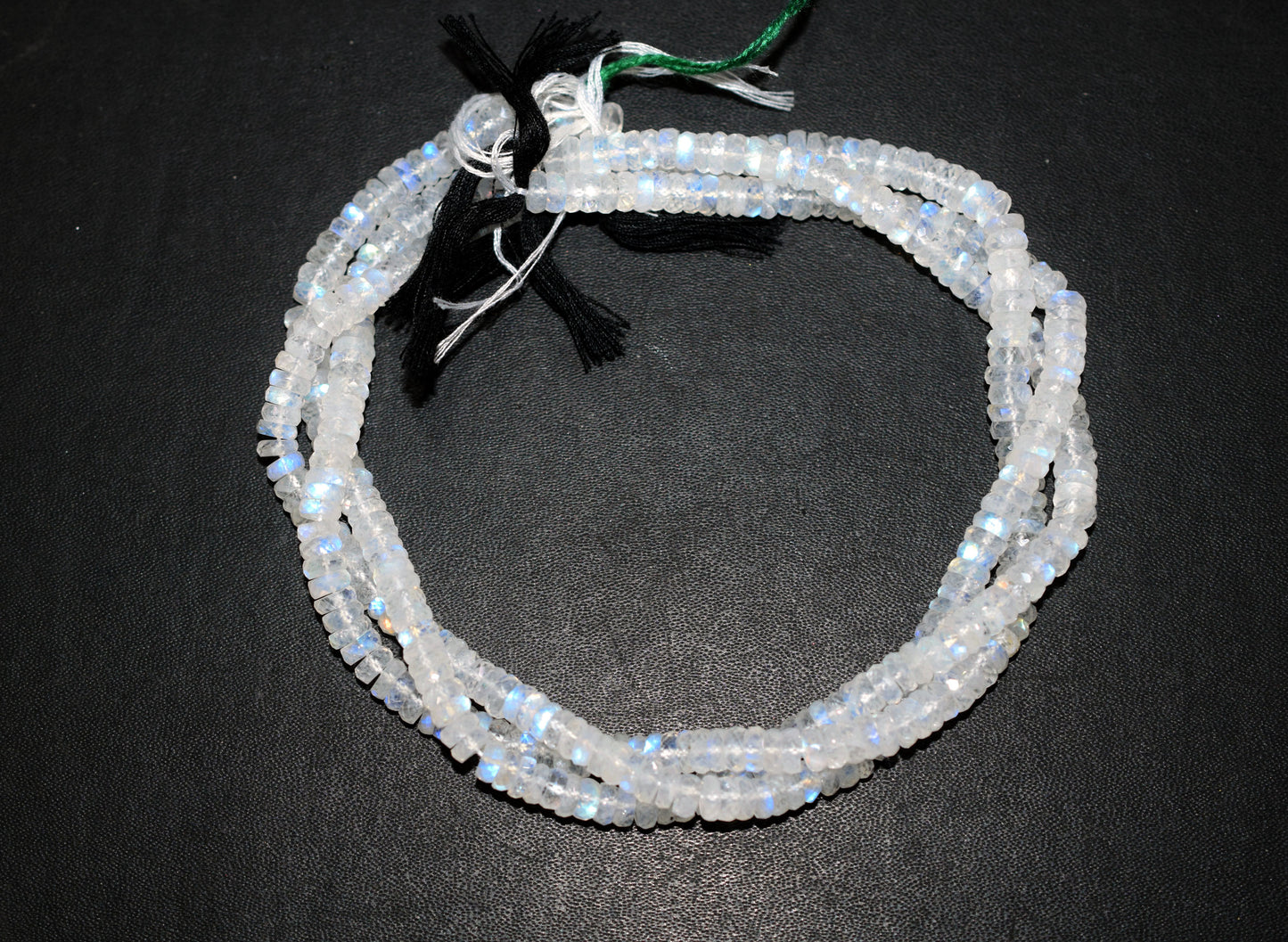 Rainbow Moonstone Faceted Tyre Shape Beads , Sold By Strand ,12 Inches , 6.00 mm , 32990