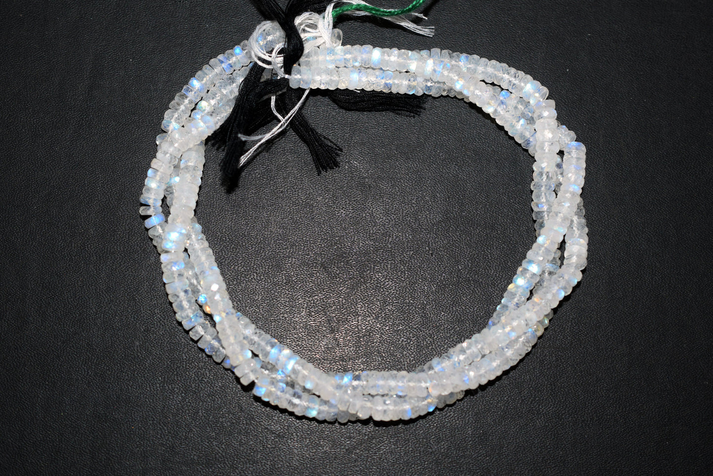 Rainbow Moonstone Faceted Tyre Shape Beads , Sold By Strand ,12 Inches , 6.00 mm , 32990
