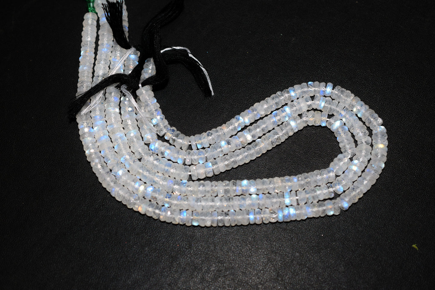 Rainbow Moonstone Faceted Tyre Shape Beads , Sold By Strand ,12 Inches , 6.00 mm , 32990