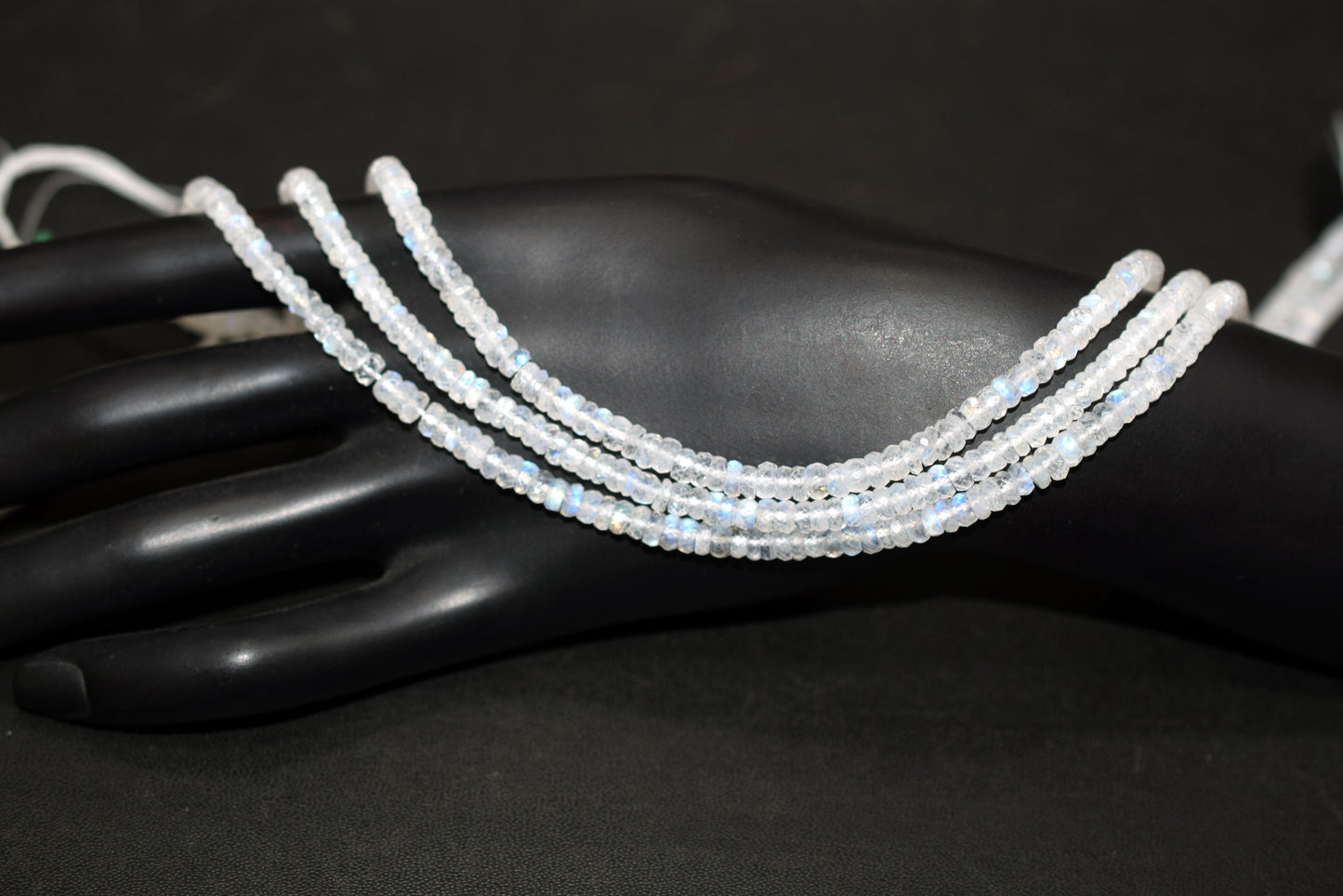 Rainbow Moonstone Faceted Tyre Shape Beads , Sold By Strand ,12 Inches , 5.50 mm , 32993