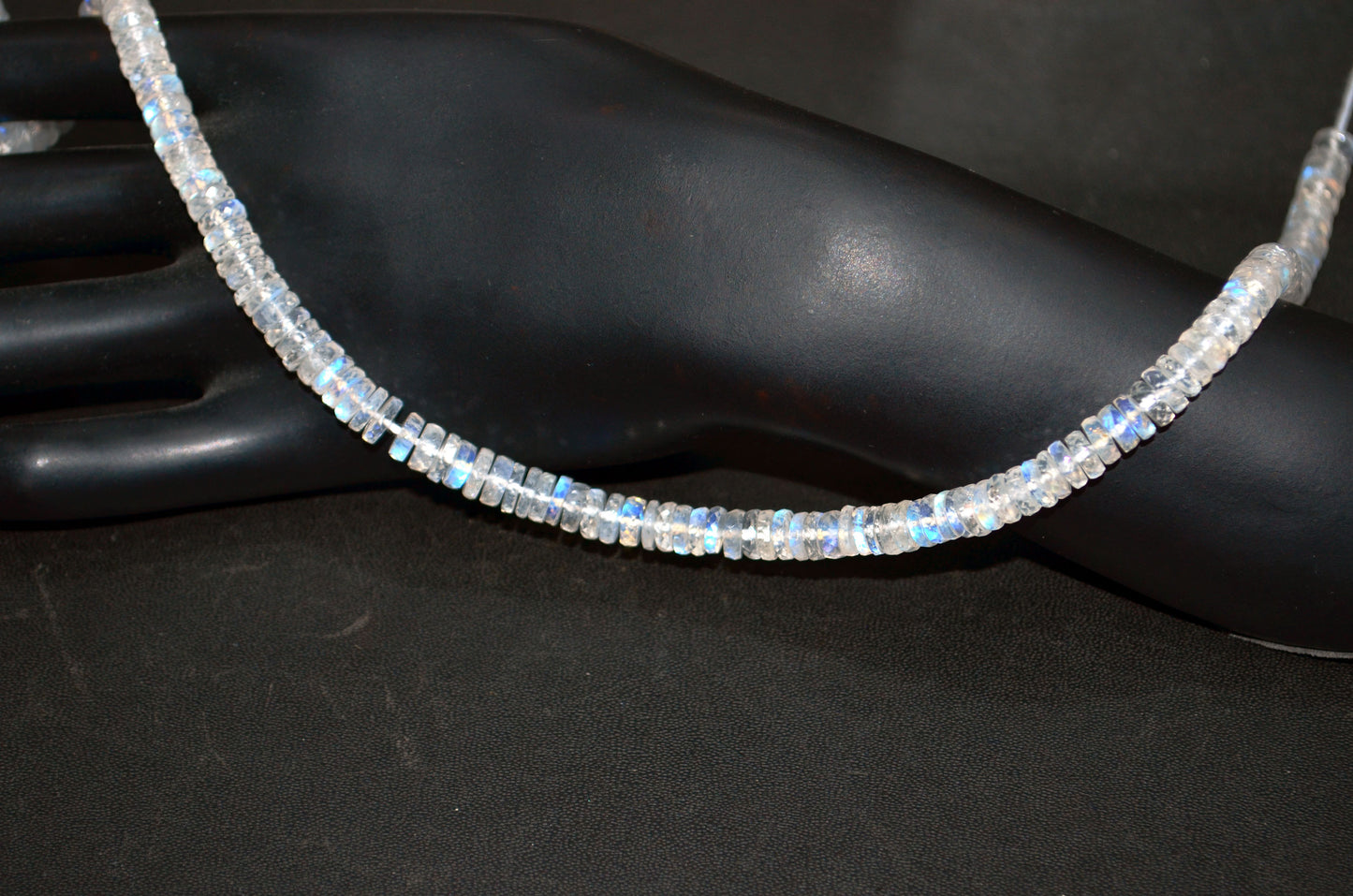 Rainbow Moonstone Faceted Tyre Shape Beads , Sold By Strand ,16 Inches , 6.00-6.25mm , 32997