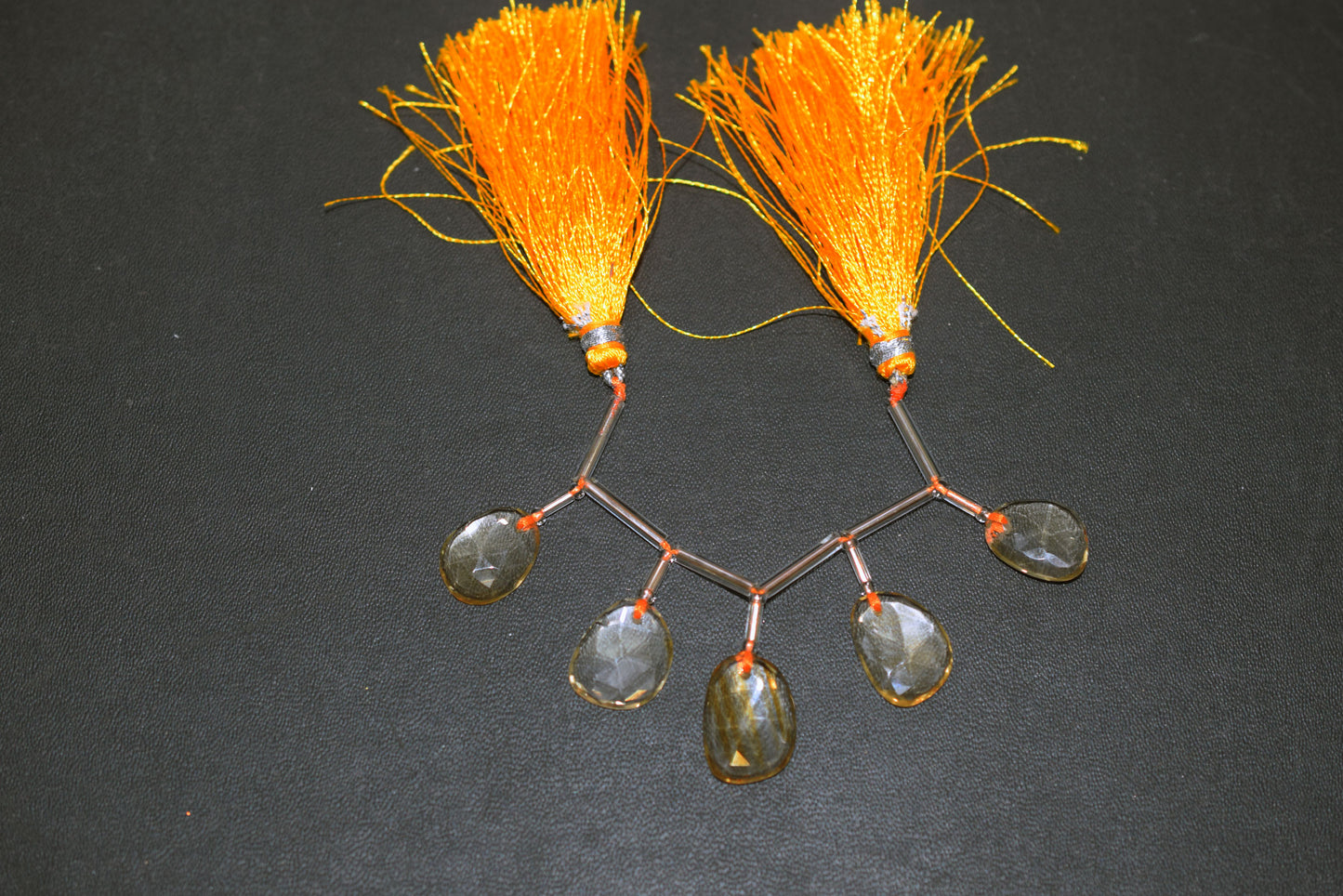 5 Pcs Natural Yellow Citrine Faceted Drop Beads Strand, Sold By Strand ,12x14-14x16mm  , 33009