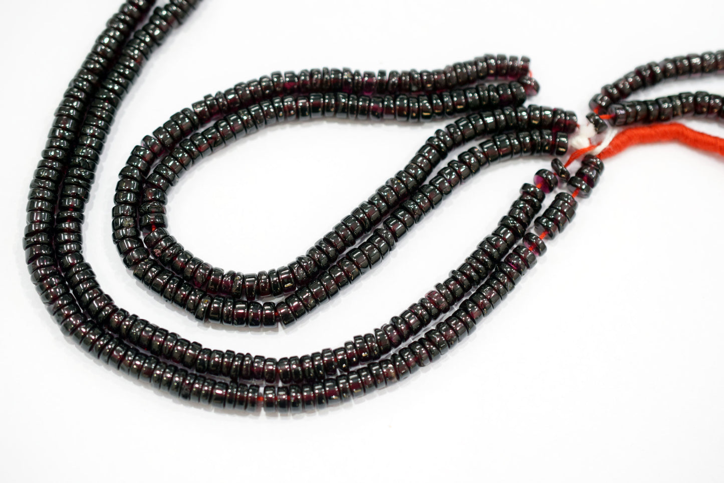 Natural Red Garnet Smooth Heishi Tyre Shape Beads ,Sold By Strand,16 Inches ,5.75-6.00mm , 33020