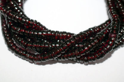 Natural Red Garnet Smooth Heishi Tyre Shape Beads ,Sold By Strand,16 Inches ,5.75-6.00mm , 33020