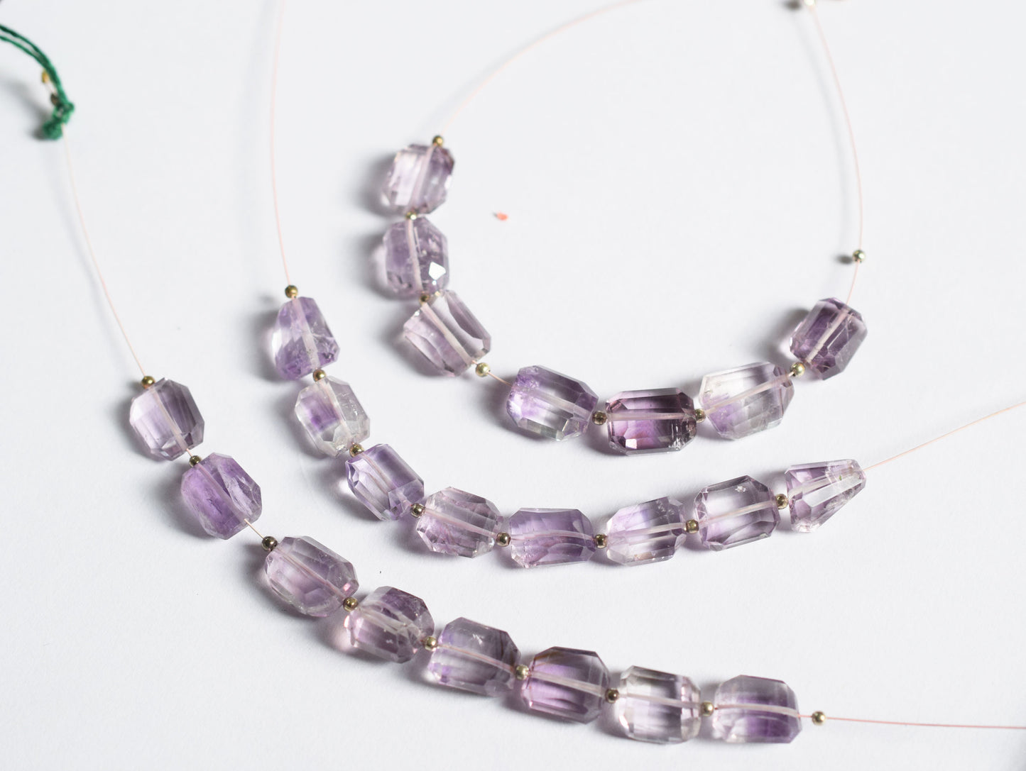 Pink Amethyst Faceted Laser Cut Nuggets Beads Strand,Sold By Strand,10x12 - 11x14mm, 33053