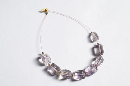 Pink Amethyst Faceted Laser Cut Nuggets Beads Strand,Sold By Strand,7.50x10 - 10x12.50mm , 33054