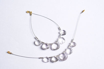 5 Pieces Pink Amethyst Faceted Heart Shape  Briolettes Beads Strand,Sold By Strand,8.50x8.50 - 12x12mm ,33062