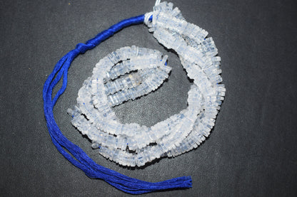 15 Inches Strand, Natural Ice Quartz Heishi Square Shape Beads , Sold By Strand , Size 6 mm , 33111