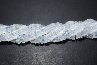15 Inches Strand, Natural Ice Quartz Heishi Square Shape Beads , Sold By Strand , Size 6 mm , 33111