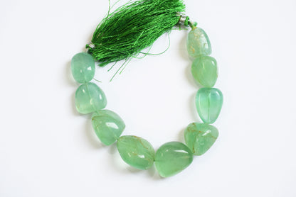 Natural Fluorite Tumbler Shape Smooth Gemstone Beads, Natural Fluorite Beads, 7 Inches , Sold By Strand, 13x18 to 21x25 mm , 33143
