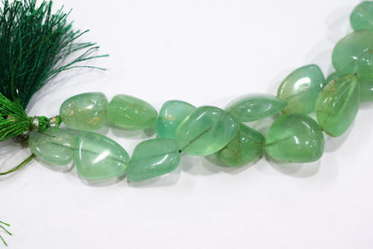 Natural Fluorite Tumbler Shape Smooth Gemstone Beads, Natural Fluorite Beads, 7 Inches , Sold By Strand, 13x18 to 21x25 mm , 33143