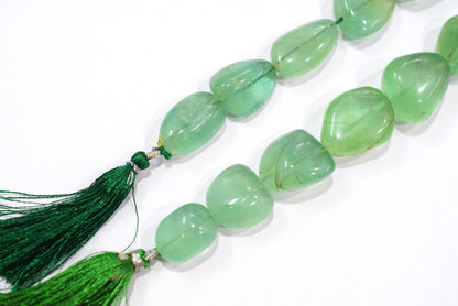 Natural Fluorite Tumbler Shape Smooth Gemstone Beads, Natural Fluorite Beads, 7 Inches , Sold By Strand, 13x18 to 21x25 mm , 33143