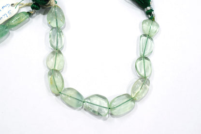 7 Inches Natural Fluorite Tumbler Shape Smooth Gemstone Beads, Natural Fluorite Beads, Sold By Strand, 9x15 to 15x20 mm , 33149