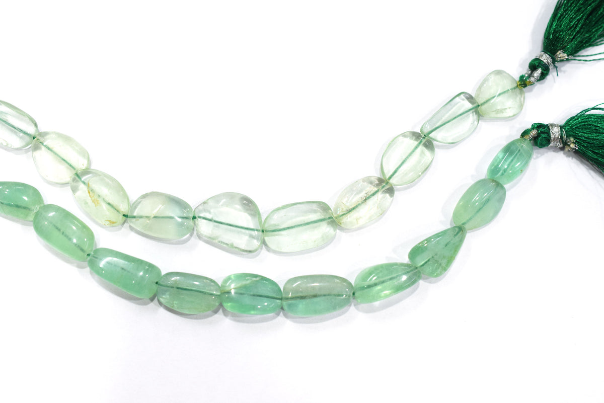 7 Inches Natural Fluorite Tumbler Shape Smooth Gemstone Beads, Natural Fluorite Beads, Sold By Strand, 9x15 to 15x20 mm , 33149