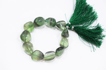 7 Inches Natural Fluorite Tumbler Shape Smooth Gemstone Beads, Natural Fluorite Beads, Sold By Strand, 12x13 to 15x19 mm , 33222