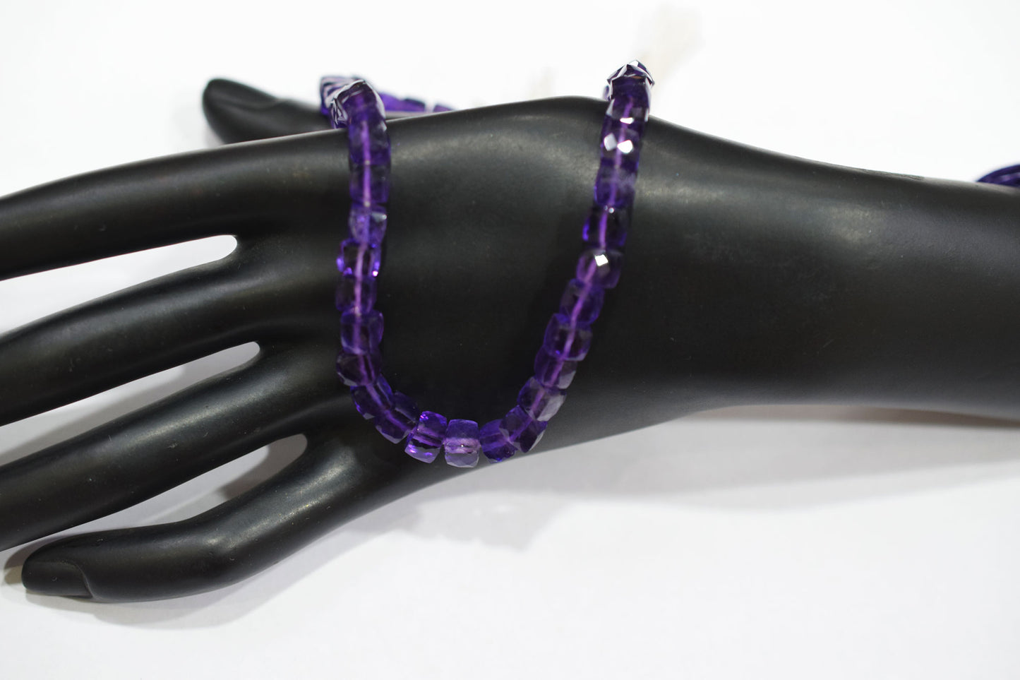 Natural Amethyst Faceted 3D Box Shape Beads , Sold By Strand , 6.00 mm , 10 Inches , BL- 6700