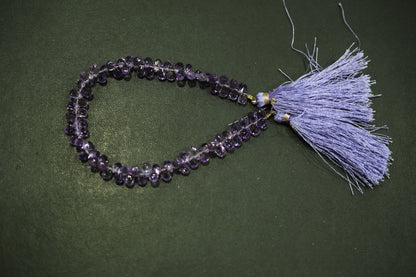 Natural Pink Amethyst Faceted Tear Drops Shape Briolettes , Sold By Strand , 4.25 - 6 mm , 8 Inches , BL- 6713C