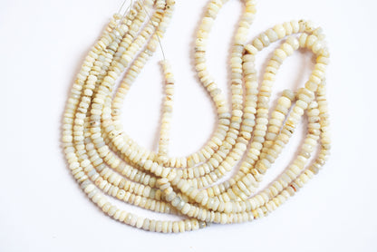 Natural Australian Opal Rondelle Faceted Beads ,Australian Opal Strands, 4.00 to 7.00 mm, 17 inches , BL-5177