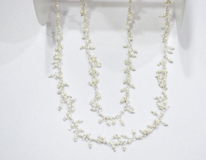 Pearl Hydro Quartz Smooth Rondelle Shape Grape Chain , Pearl Hydro Quartz Dangling Wire Wrapped Chain , 2.50 mm , RB-6394