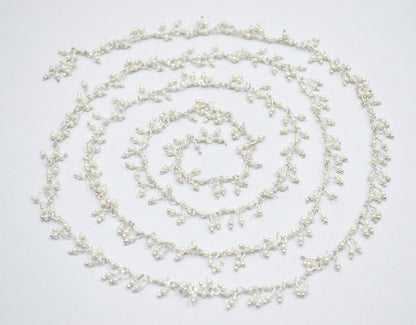 Pearl Hydro Quartz Smooth Rondelle Shape Grape Chain , Pearl Hydro Quartz Dangling Wire Wrapped Chain , 2.50 mm , RB-6394