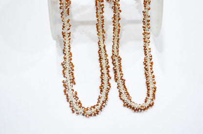 Hessonite Hydro Quartz Smooth Rondelle Shape Grape Chain , 2.50 mm , RB-6396