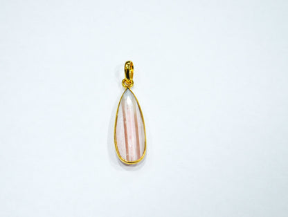 Lace Pink Opal Faceted Pear Shape Pendant , Sold By Piece , 12x35 mm , RB-7509
