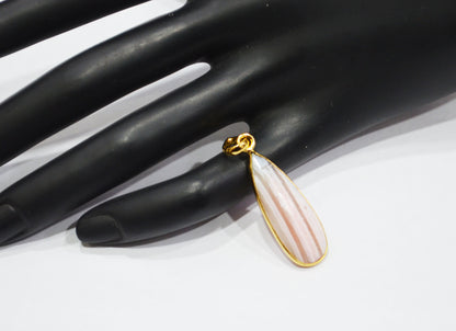 Lace Pink Opal Faceted Pear Shape Pendant , Sold By Piece , 12x35 mm , RB-7509