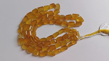 Yellow Chalcedony Laser Beads , Sold By Strand ,  6x8 - 9.50x12 mm , 16" , 32108